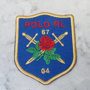 Polo Ralph Lauren est. 1967 Military Rose Patch!